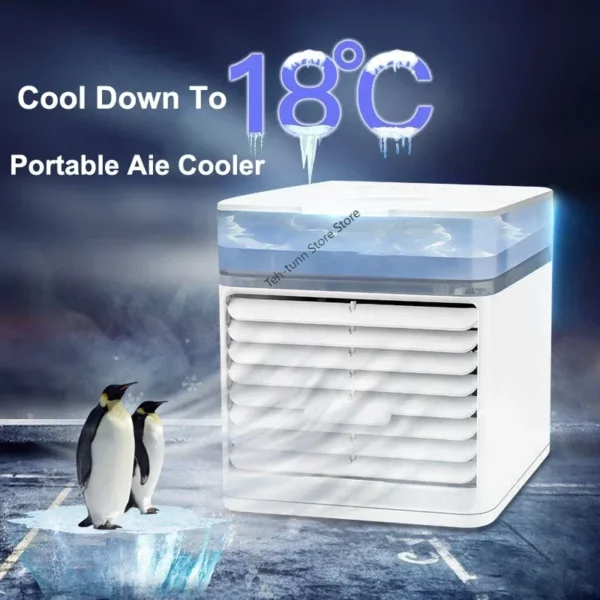 Portable USB Mini Air Cooler, 3 Speeds