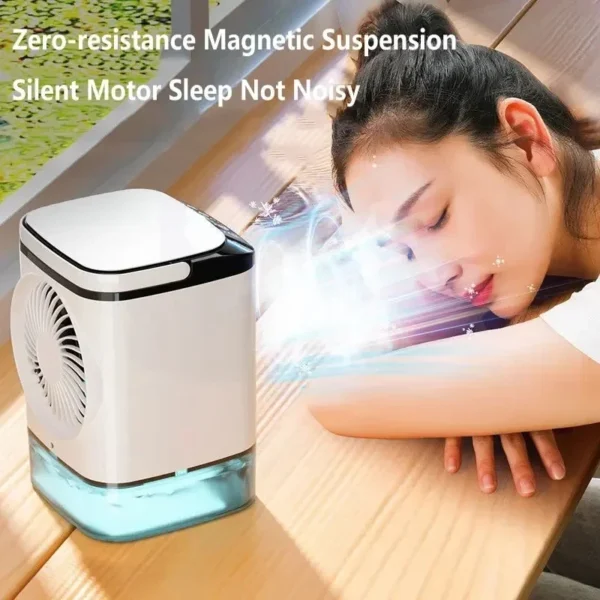 Ultrasonic Atomization Air Cooler with Night Light, 3-Speeds - Image 6