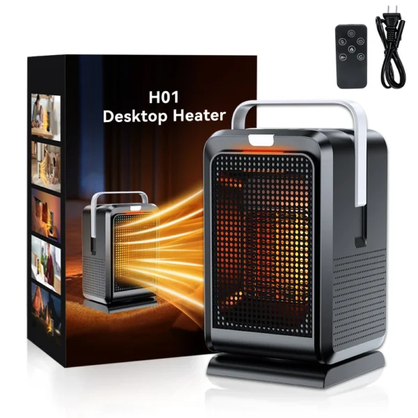 Portable Desktop Heater electric both cooling and heating 1000W - Image 2