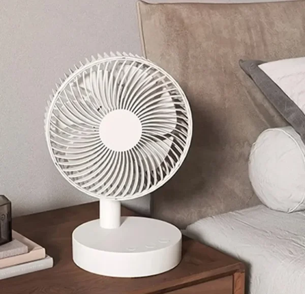 Xiaomi Youpin Rechargable Small Desktop Fan White - Image 5