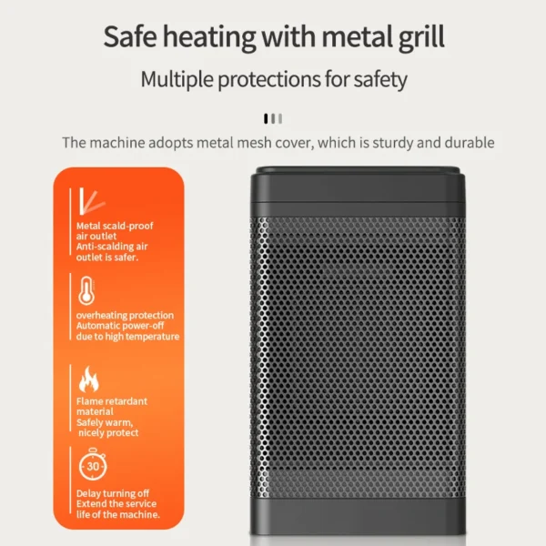 Portable Electric Heater for Living Rooms 1500 W - Image 5