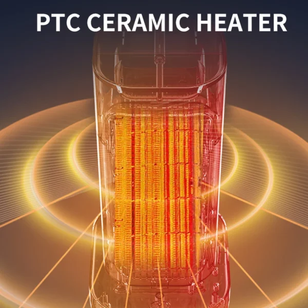 Portable Electric Heater 1300W - Image 3