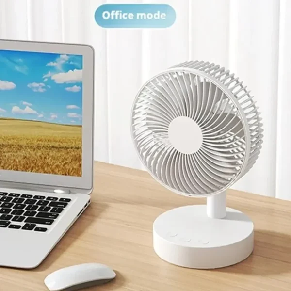 Xiaomi Youpin Rechargable Small Desktop Fan White - Image 6