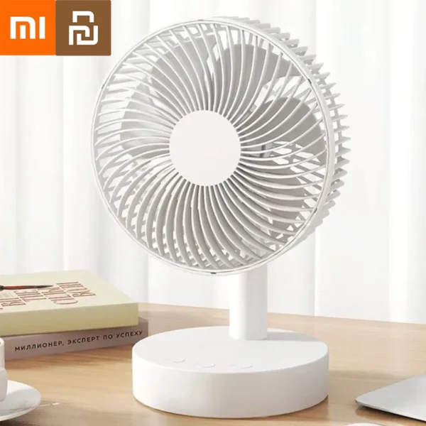 Xiaomi Youpin Rechargable Small Desktop Fan White